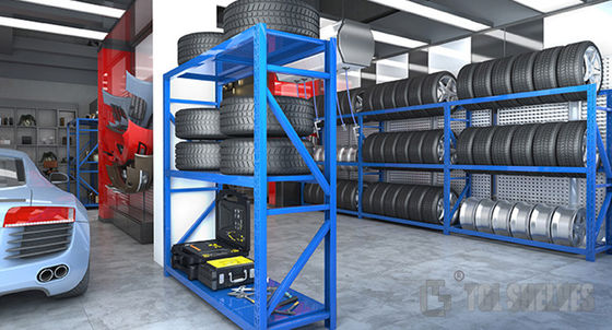 Industrial TGL Warehouse Shelf Racks Heavy Duty Steel Material 200-500KG Load capacity