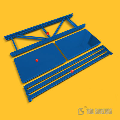 Industrial TGL Warehouse Shelf Racks Heavy Duty Steel Material 200-500KG Load capacity